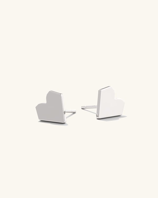 HEART EARRING STUDS
