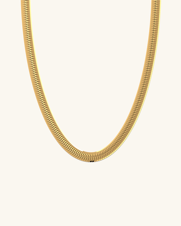 FLAT SERPENT CHAIN NECKLACE
