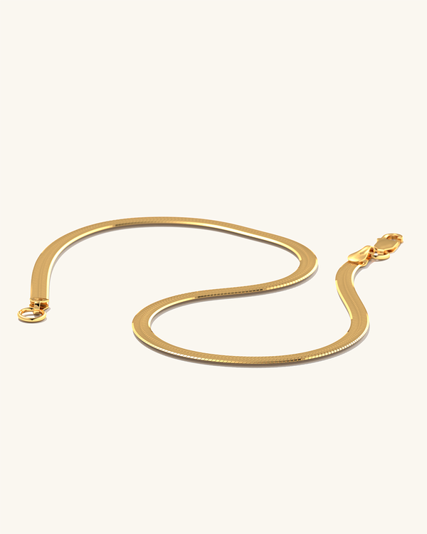 FLAT SERPENT CHAIN NECKLACE